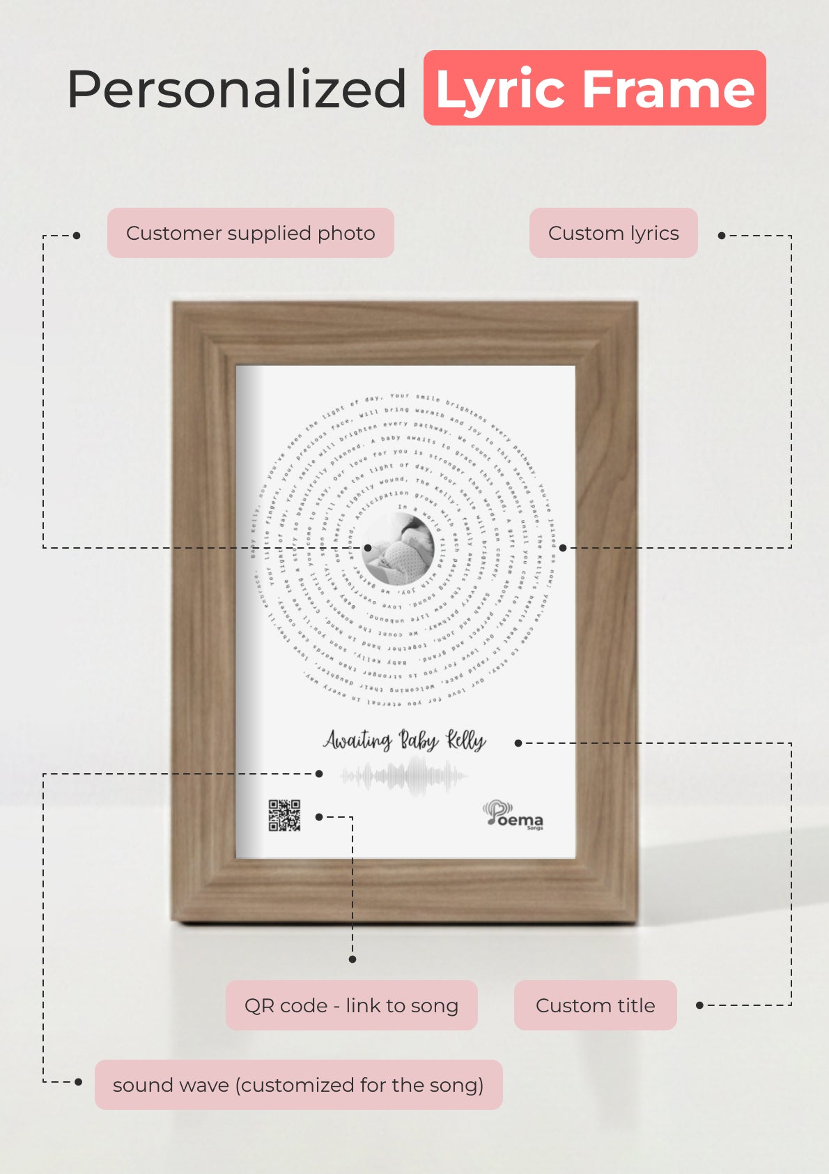 Song Lyrics Portrait — Oak